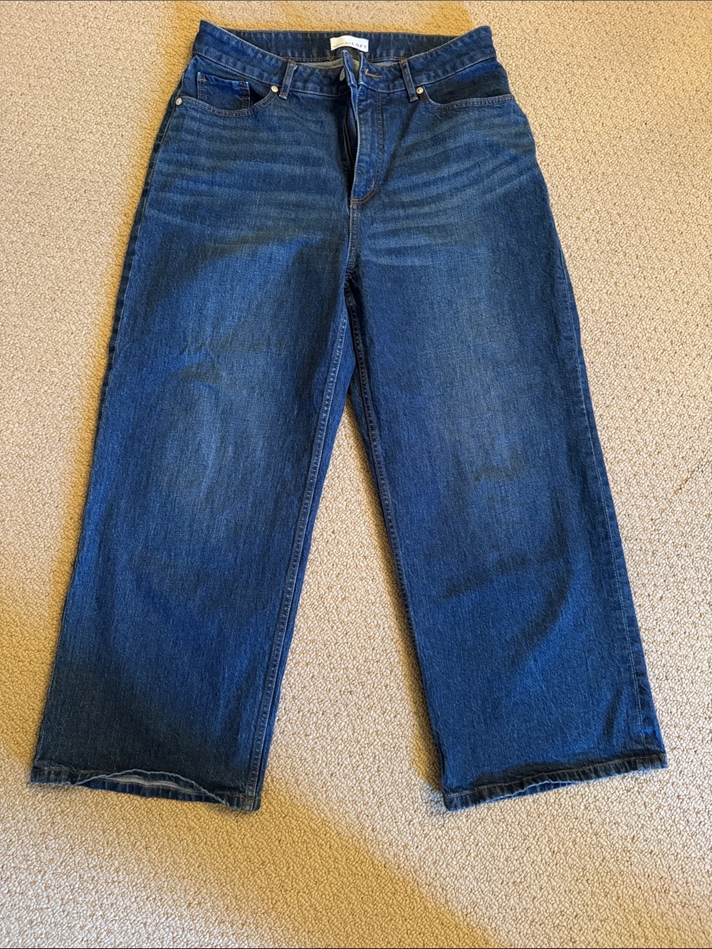 LOFT Midnight Blue High-Rise Denim Jeans